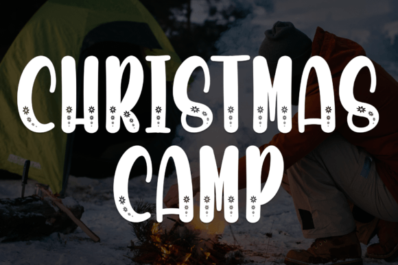 Christmas Camp: A Playful Handwritten Font with Snowflake Charm