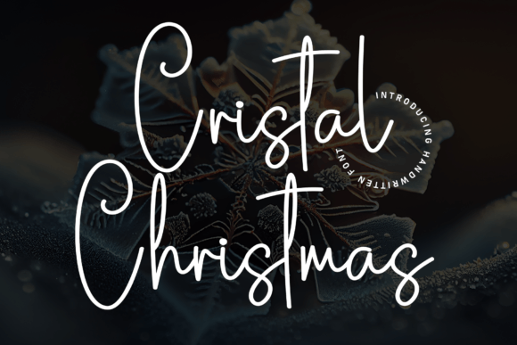 Cristal Christmas: Elegant Script Font Guide