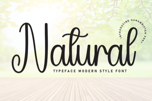 Natural: The Handwritten Script That Elevates Every Design