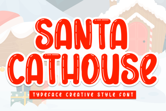 Santa Cathouse: The Cute, Quirky Display Font for Joyful Designs